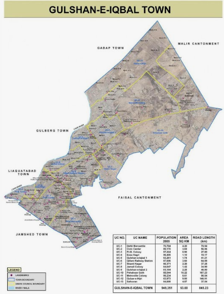 Karachi Postal Code Gulshan-e-Iqbal