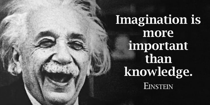 Imagination is more important than knowledge.